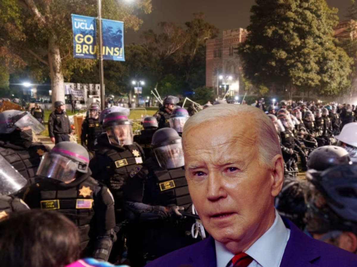 Authoritarian Biden cracks down on dissent on US campuses